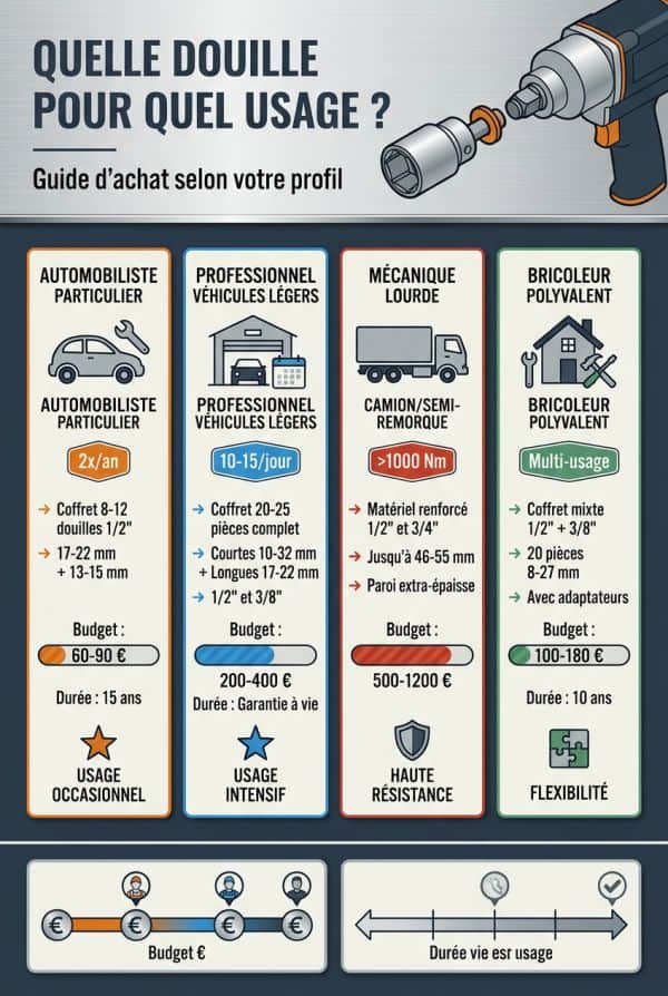 La grille d'auto-évaluation selon votre usage