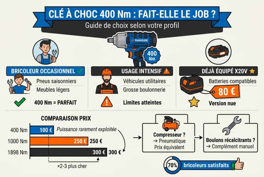 Pourquoi choisir le 400 Nm plutôt que monter en gamme