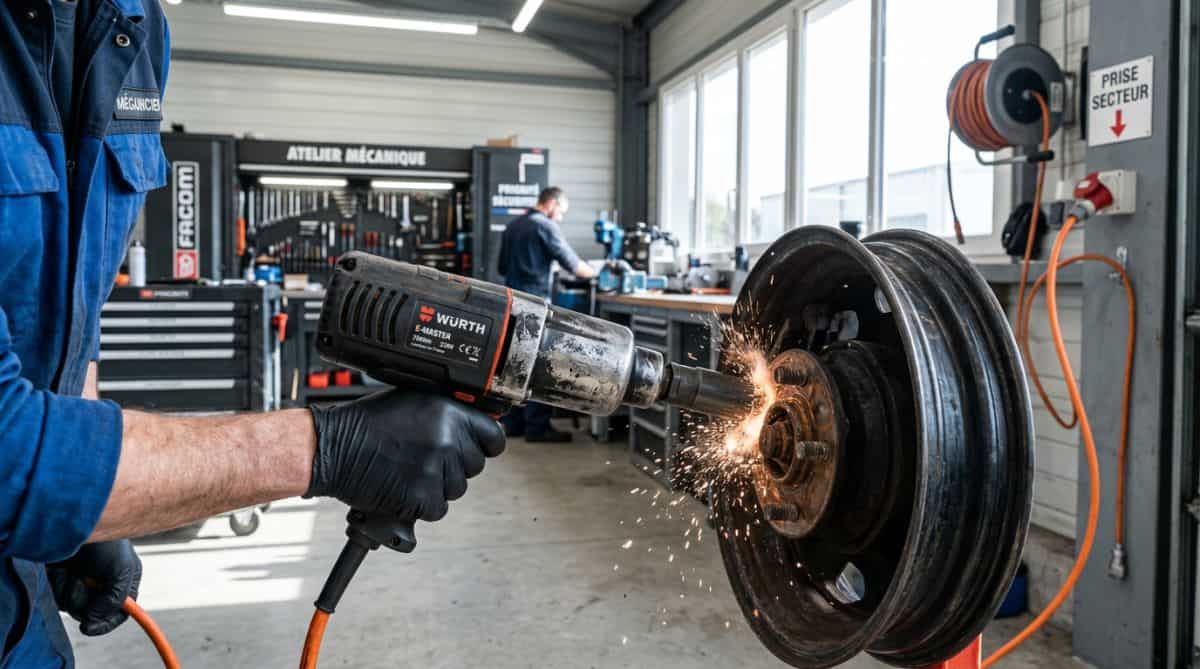 Clé à choc électrique filaire 220V : avantages et meilleurs modèles