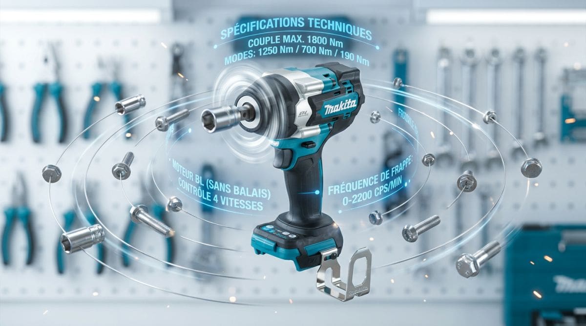 Clé à choc Makita : tout sur la gamme DTW et DFW