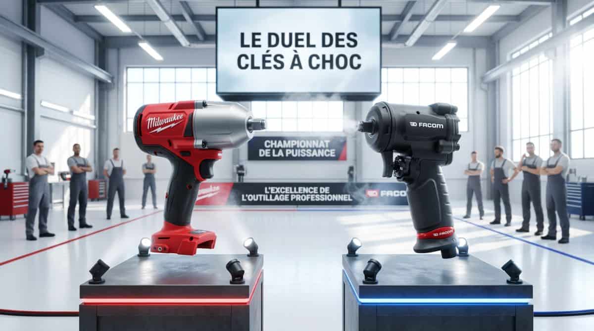 Clé à choc Milwaukee ou Facom : quelle gamme pro privilégier ?