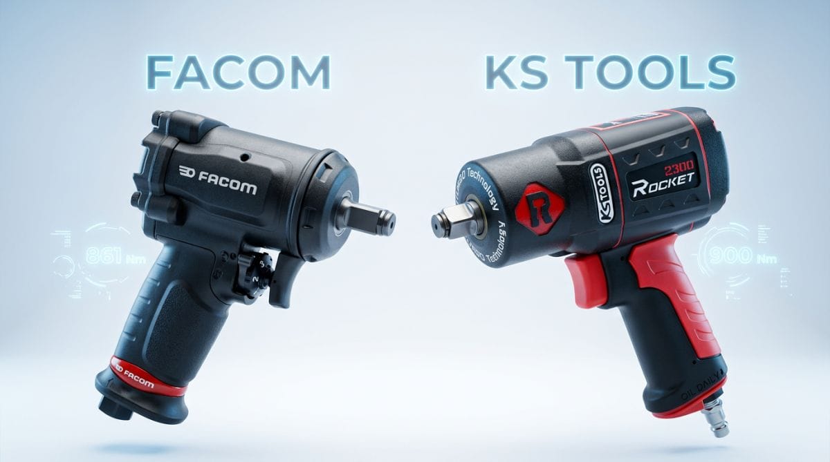 Clé à choc pneumatique Facom ou KS Tools : laquelle choisir ?