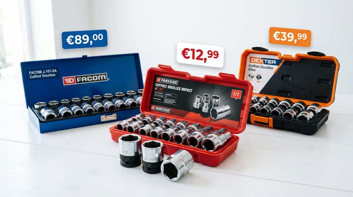 Douille clé à choc en grande surface : Lidl, Norauto ou Brico Dépôt ?