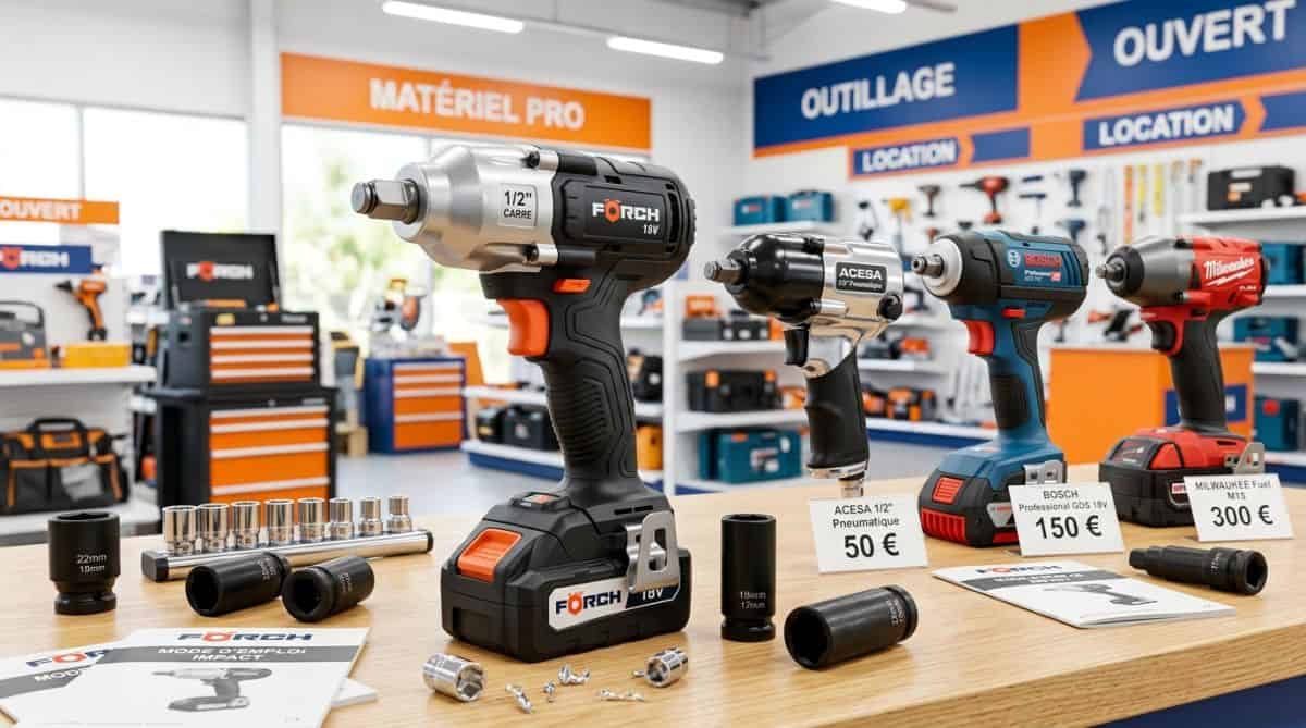 Où acheter une clé à choc : comparatif des grandes enseignes