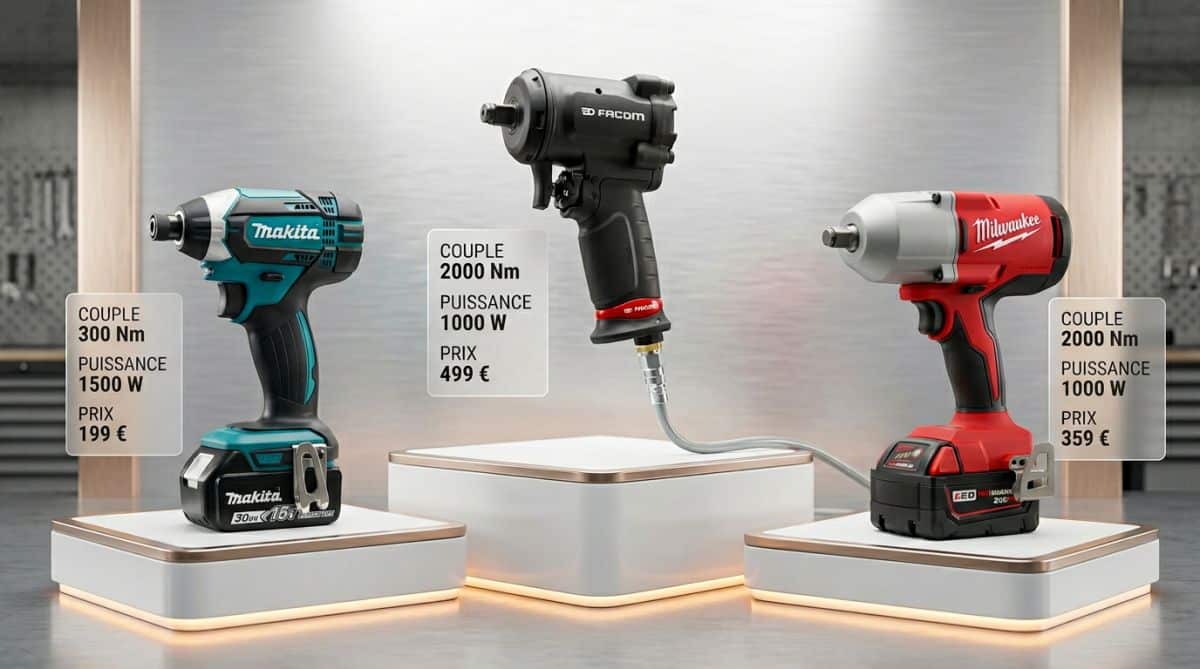 Quelle marque de clé à choc choisir : Makita vs Facom vs Milwaukee